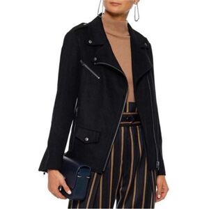 REBECCA MINKOFF | NEW Black Asymmetrical Brando Moto Jacket Women’s Size Medium